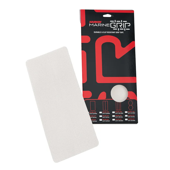 Harken Marine Grip Tape – 6 x 12″ – Translucent White – 6 Pieces [MG1006-TWH]