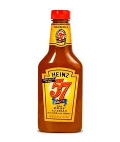 Heinz 57 Squeeze Sauce Bottle-1.25 lb.-12/Case