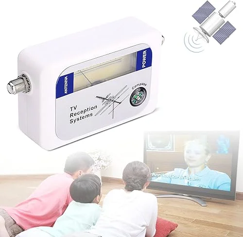 HEITIGN Mini Finder Digital Aerial Terrestrial TV Antenna Strength Meter Detector Receiver Frequency Range 170-860MHz