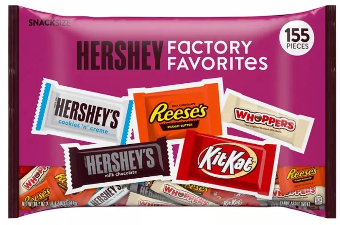 Hershey's Factory Favorites Chocolates, Variety Pack , 155 ct