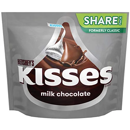 HERSHEY’S KISSES Chocolate Candy, 10.8 oz Bag