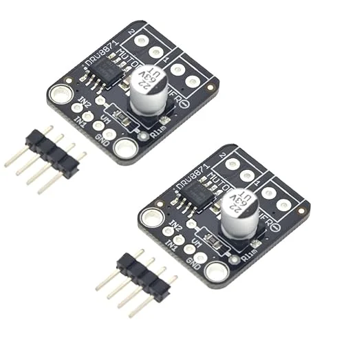 HiLetgo 2pcs DRV8871 DC Motor Drive Module for Brushed DC Motor H-Bridge DC Drive Breakout Board 6.5V-45V 3.6A Max for PWM Control