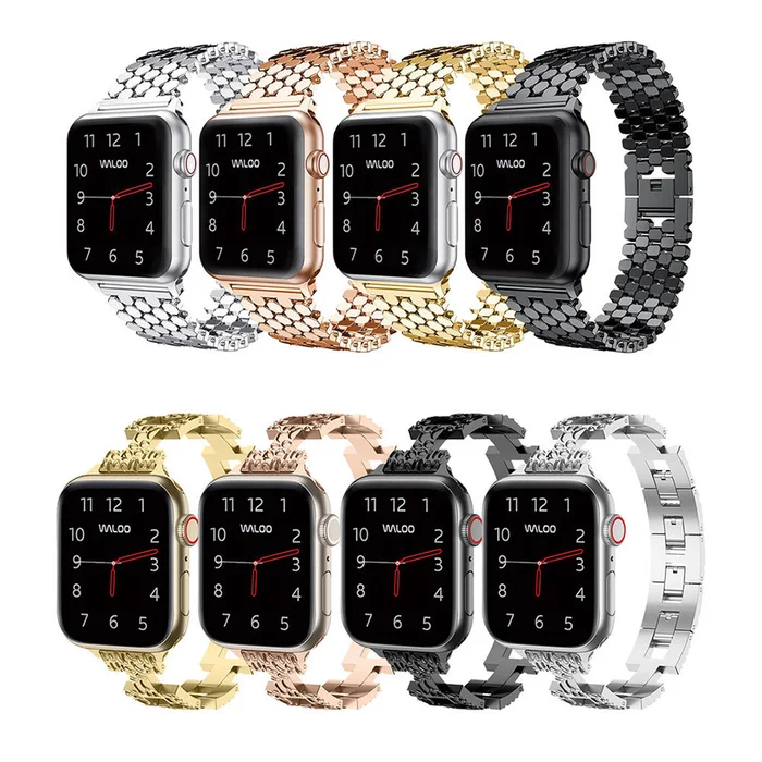 Honeycomb- & Pebble-Style Apple Watch Band (2-Pack)