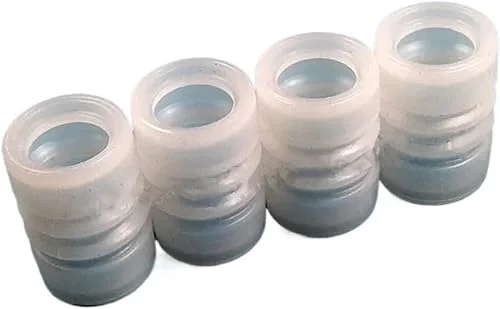 Ice Cream Maker Accessories 4 in 1 Corrugated Seal Sleeve Rings Elastic Silicone Sealing Tubes of Stirrer Rod Spare Parts Accessories Ice Cream Machines