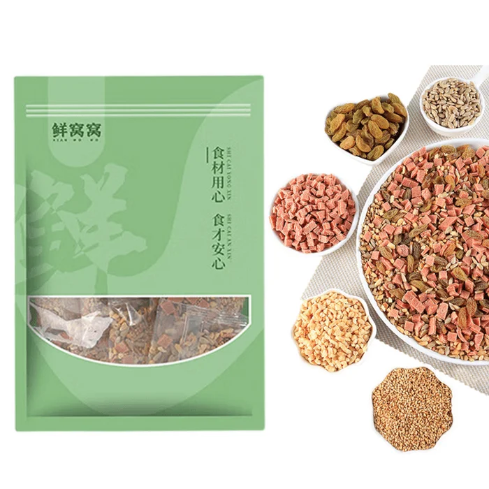 Ice Jelly Topping Kit (Raisins White Sesame Sunflower Seeds Peanut Pieces Hawthorn Flakes) 30g x 10 Packets