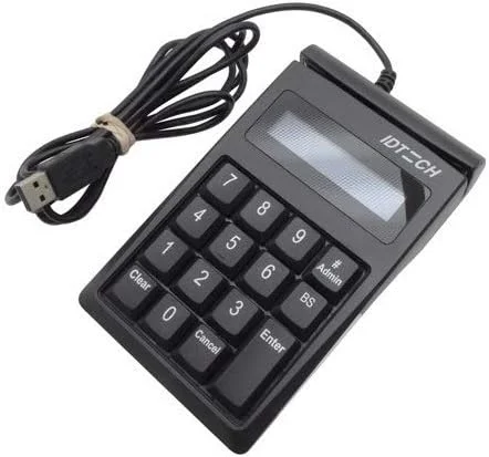 ID Tech Securekey M100/M130 Encrypted Key Pad w/MagStripe Card Reader IDKE-534833BEM