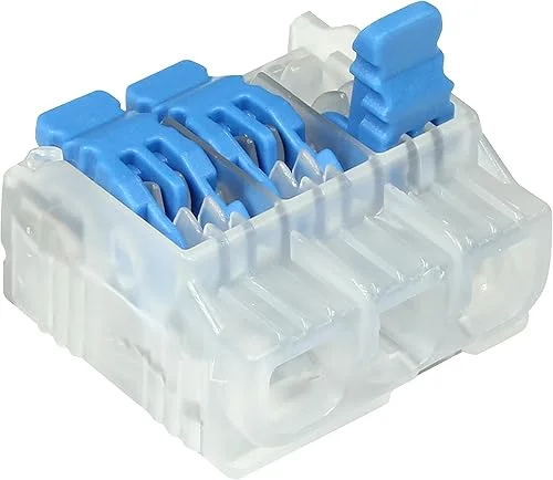 IDEAL Electrical 30-05L23 In-Sure Lever Wire Connector 3-Port, 50/Bag