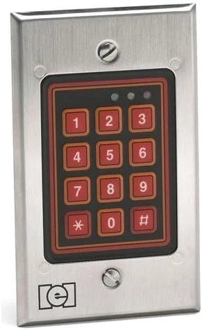 IEI 232w Style Flush Mount Weather Resistant Keyless Access Keypad 232w/0-213222