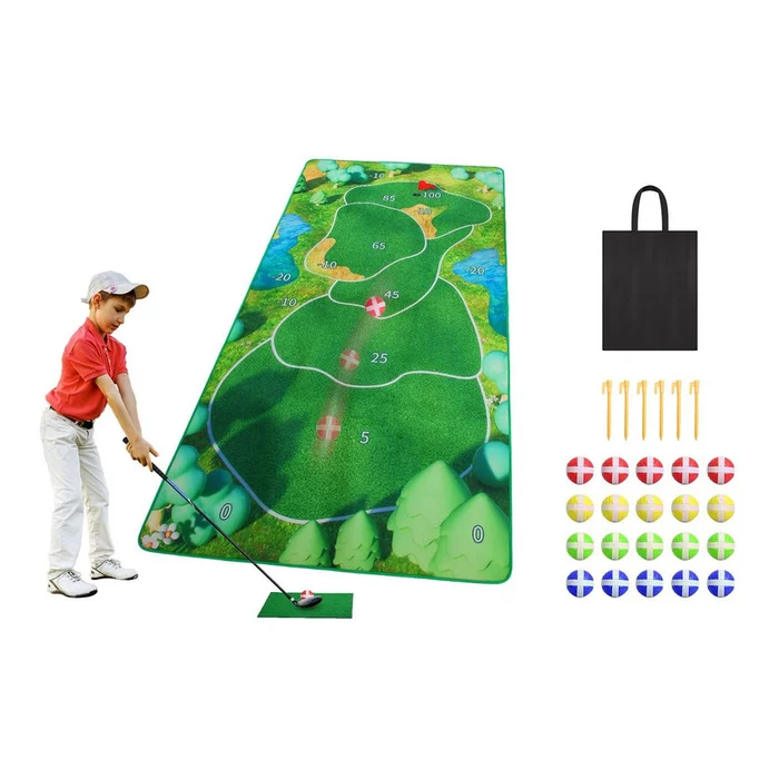 iMounTEK® Kids' Portable Golf Training Mat Set