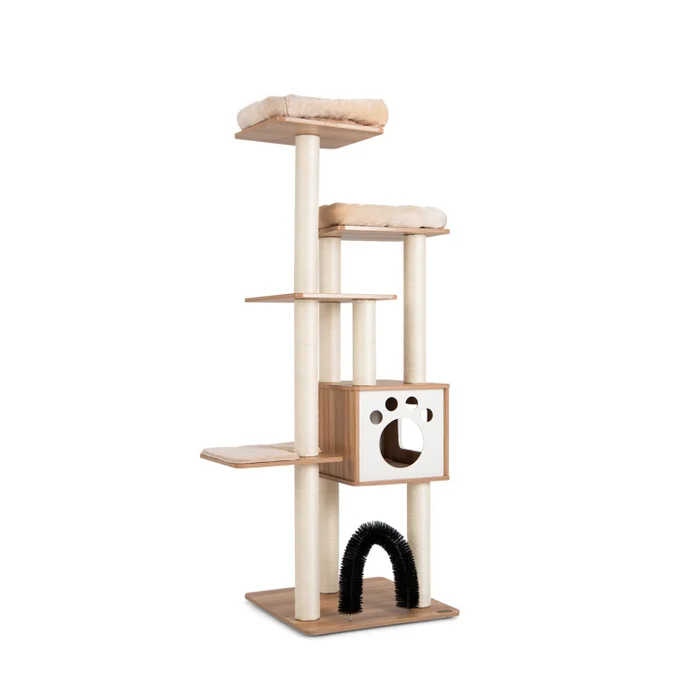 Indoor Cat Tree Tower with Platform Scratching Posts