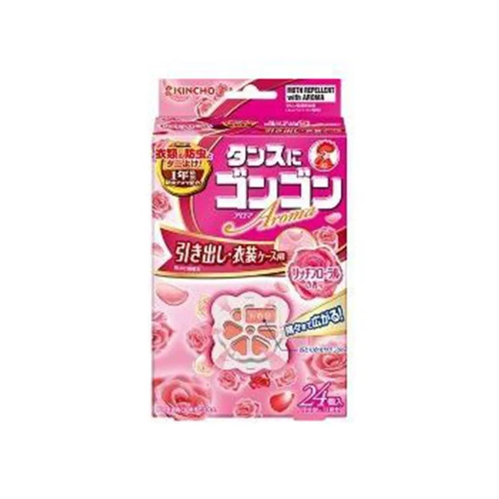 Insect repellent for drawers and wardrobes with rich flower scent 24