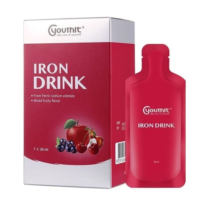 Iron Drinking Elements Oral Liquid 7 Sachets / Box Women's Iron Supplements Gas Blood Anemia Good To Drink No Fishy