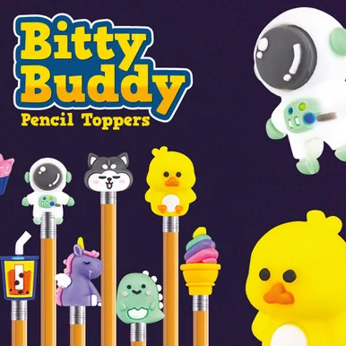 Itty Bitty Buddies Pencil Toppers 2″Capsules