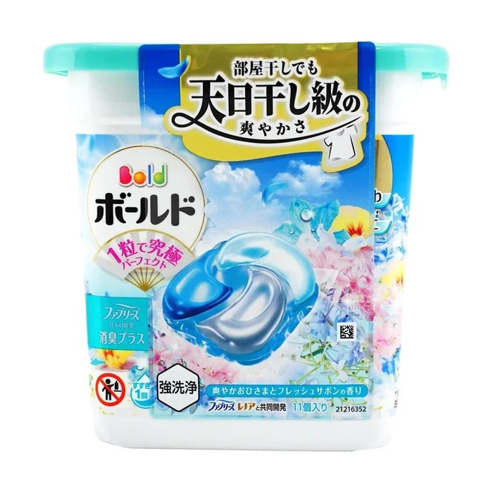 Japan P&G 4-in-1 Laundry Pods Granular Laundry Detergent Fresh Soap Fragrance 11 Pods
