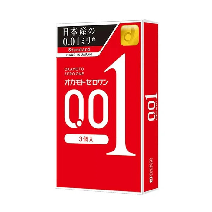 [japanese version] okamoto 001 ordinary condoms 3 sets