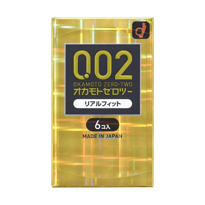 [japanese version] okamoto 002 gold condom 6 sets