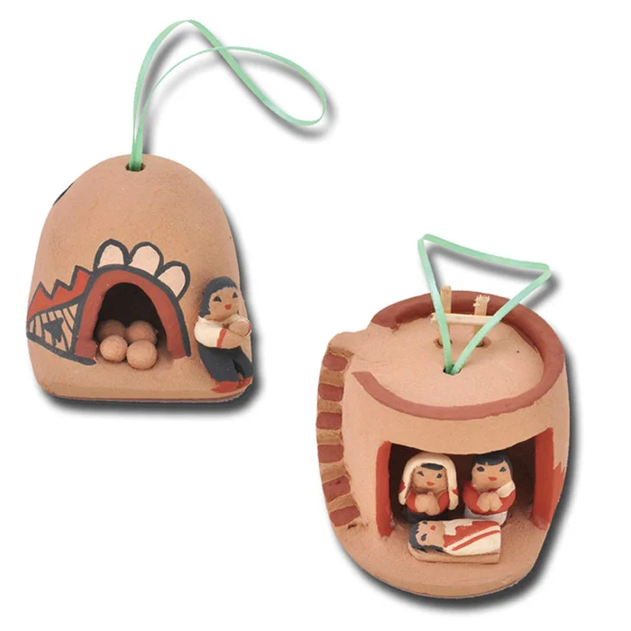 Jemez Kiva Ornament Set