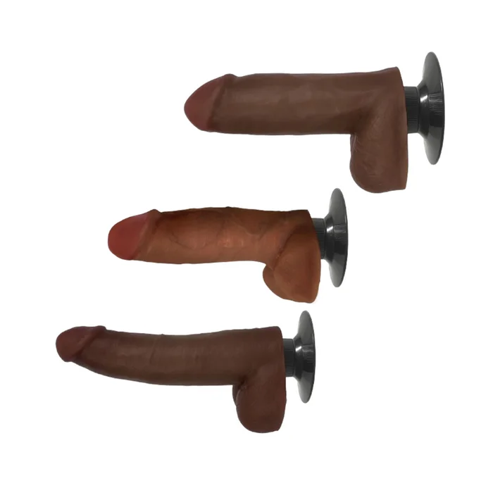 Jock™ 6- to 8-Inch Vibrating Dildo with Balls