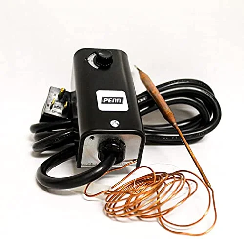 Johnson Controls A19AAT-2C Penn Series A19 Thermostat for Portable Cooling Application, SPST Open Low Switch Action, -7 to 27°C Range, 2 +/- 1.11°C Differential, Non-Adjustable