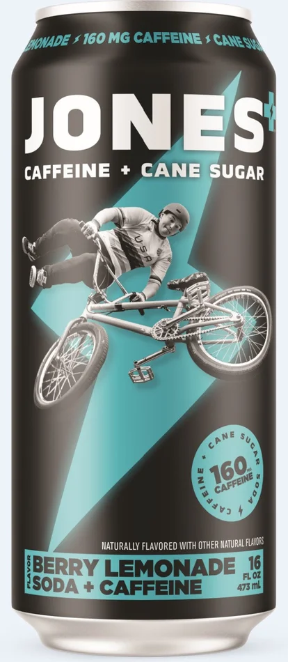 Jones Soda Co Energy-Berry Lemonade-473 ml.-12/Case