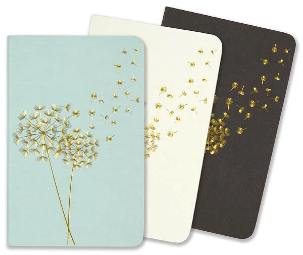 Jotters Mini Notebooks – Dandelion Wishes (set of 3)