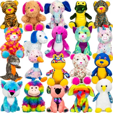 Jumbo Generic Plush Toy Crane Mix #58 (12-14″/40pc)