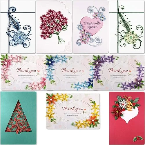 JUYA Quilling Greeting Card Making Kit Mega Pack 10 Different Kits
