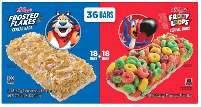 Kellogg's Cereal Bars, Variety Pack , 36 ct