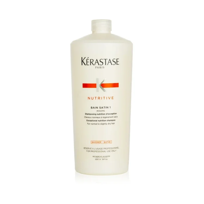 KERASTASE Nutritive Bain Satin 1 Exceptional Nutrition Shampoo (For Normal to Slightly Dry Hair) 1000ml/34oz