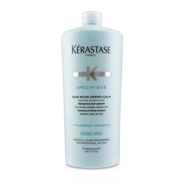 KERASTASE Specifique Bain Riche Dermo-Calm Cleansing Soothing Shampoo (Sensitive Scalp Dry Hair) 1000ml/34oz