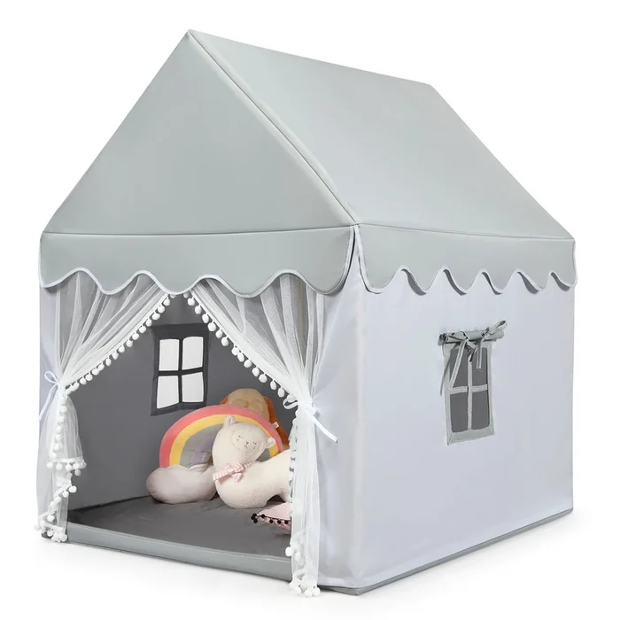 Kids' Indoor Play Tent with Mat
