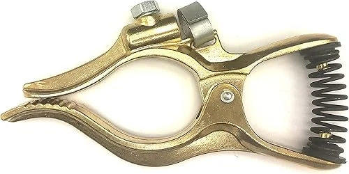 KINGQ 300-Amp T-Style Welding Ground Clamp Brass