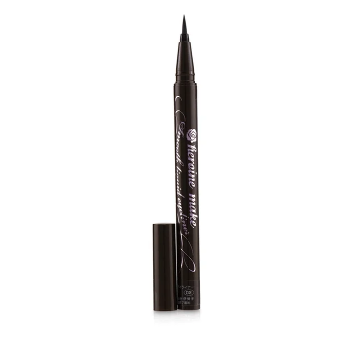 KISS ME Heroine Make Smooth Liquid Eyeliner Waterproof – # 02 Bitter Brown 0.4ml/0.01oz