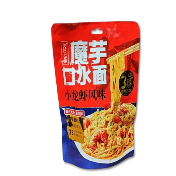 Konjac noodles low calorie 0-fat crayfish-flavored konjac noodles 246g bag