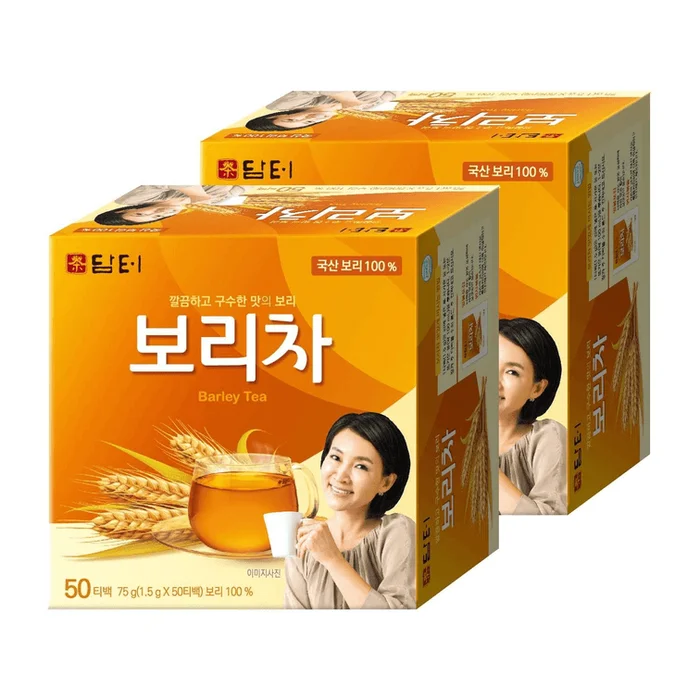 Korean Tea Barley Tea 1.5g x 50 x 2 Boxes