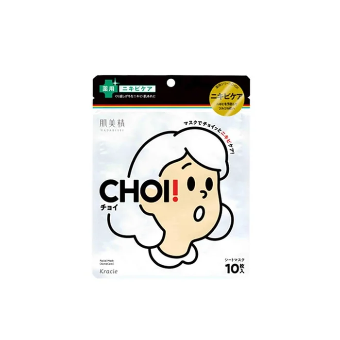 Kracie CHOI Medicinal Acne Treatment Mask 10 pc