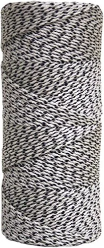 Kraft Tool BC352 Premium Professional Bonded Braided Masons Line with 500-Feet Tube, White/Black, One Size