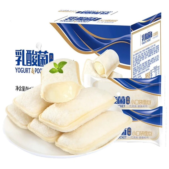 Lactic acid bacteria small pocket bread original flavor snack healthy breakfast snack casual 250g/ box