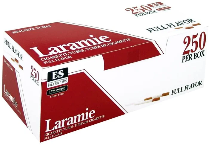 Laramie Full Flaor Cigarette Tubes King Size 250 Count Per Box