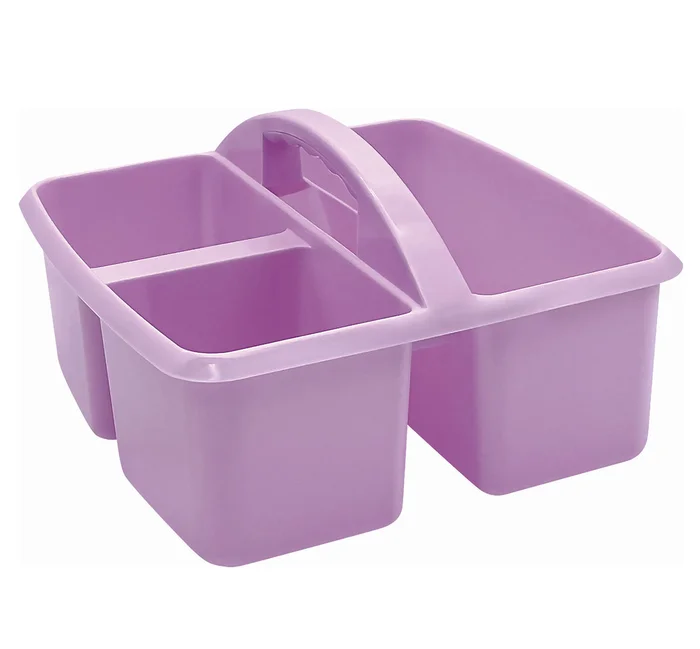 Lavender Plastic Storage Caddy