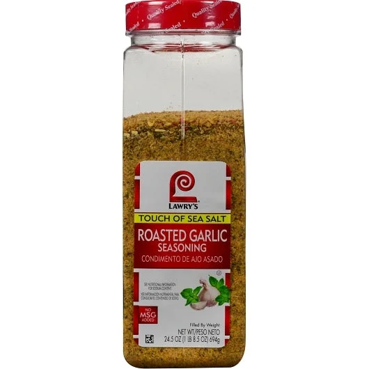Lawry’s Touch Of Salt Roasted Garlic Herb Seasoning-24.5 oz.-6/Case