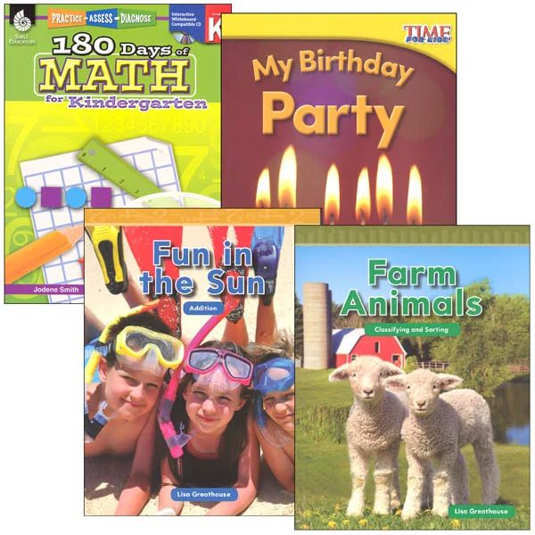 Learn-at-Home Summer Math Bundle Grade K