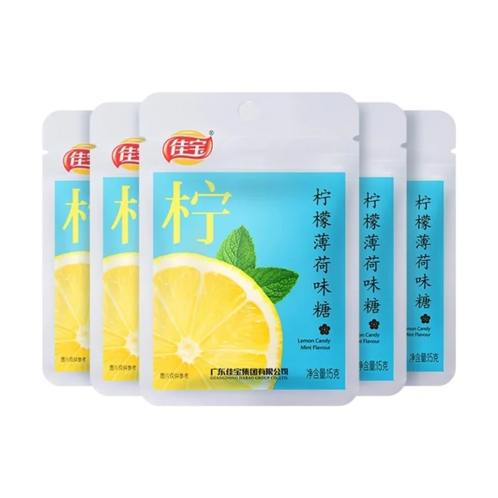 Lemon mint candy candy snack 15g*1 bag