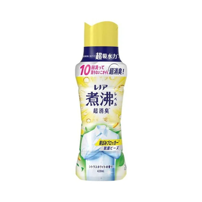 Lenor Boiling Grade Deodorant Antibacterial Beads Yellow Stain Prevention Citrus White Fragrance 420ml