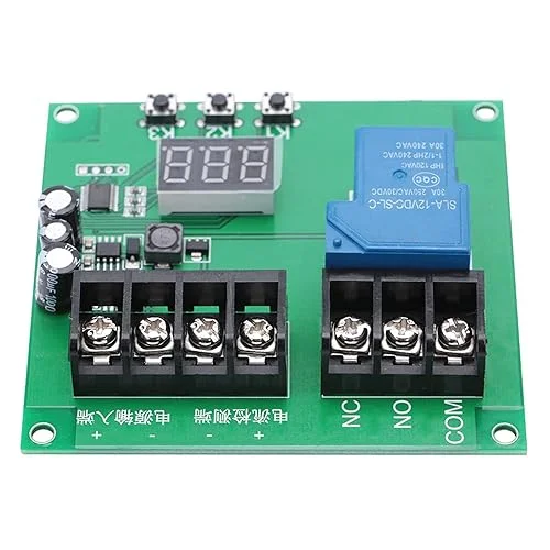 LiebeWH 7-30V 0-30A DC Current Detection Sensing Relay Module with Overcurrent and Error Calibration