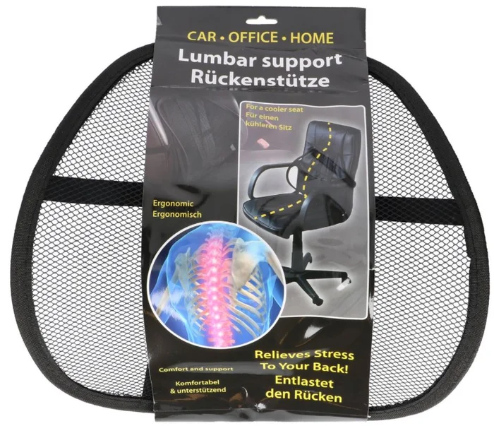 Lifetime Ergonomic Back/Lumbar Support, 39 x 39 cm, 1 pc