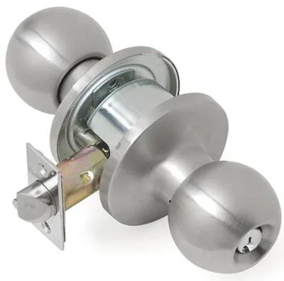 Light-duty Commercial Satin-finish Entry Knob