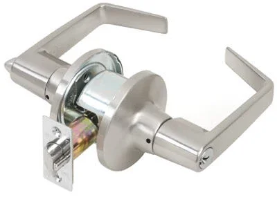 Light-duty Commercial Satin-finish Entry Lever