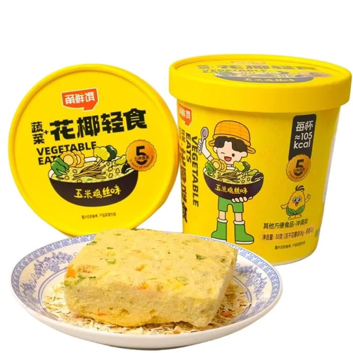 Light Porridge with Corn & Shredded Chicken Flavor 30g