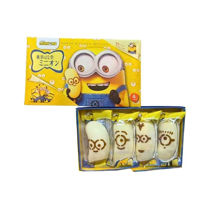 Limited Minion Banana Flavor Cake 4pc